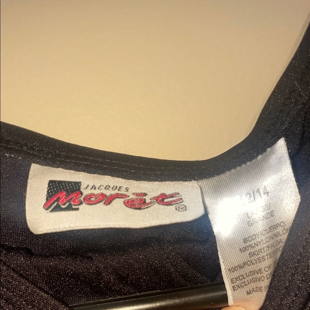 Jacques Moret Elegant Black Kids leotard - Picture 4 of 5
